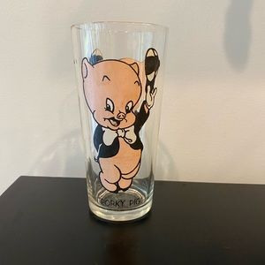 Warner Brothers Vintage 1973 Pepsi Collector Series Porky Pig Glass
